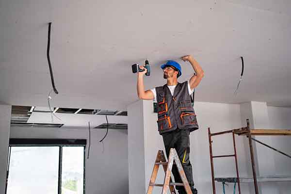 Installation de faux plafond